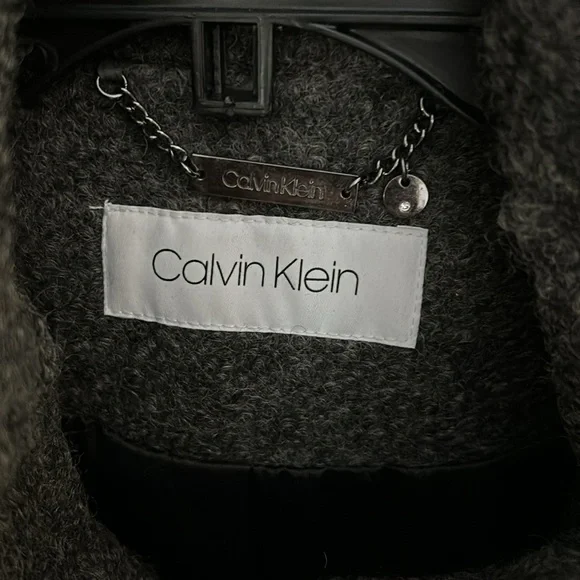 Calvin Klein Women's Gray Coat - Picture 3 of 5